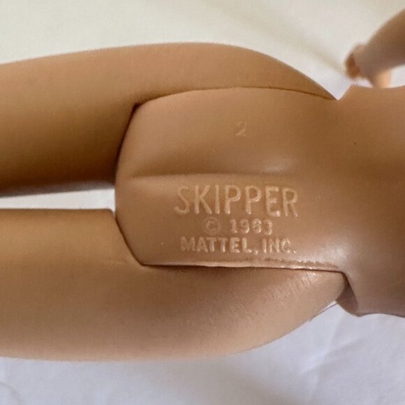 1963 Mattel Skipper Doll Redhead Barbies Sister With Carrying Case & Outfits - Picture 10 of 15